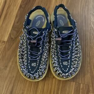 KEEN Uneek Paracord Blue Hiking Boat Water Sandals Women’s 6.5 US Blue Purple